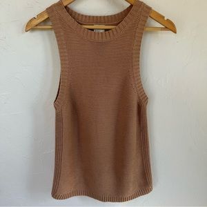 A New Day Knit Sleeveless Knit Sweater Top Size M